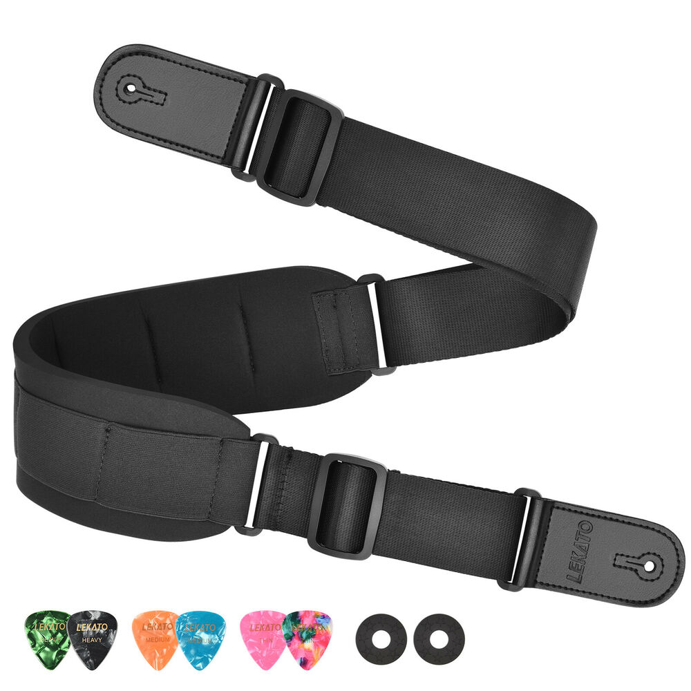 Guitar Strap Padded - LEKATO Dây Đeo Đàn Guitar Giá