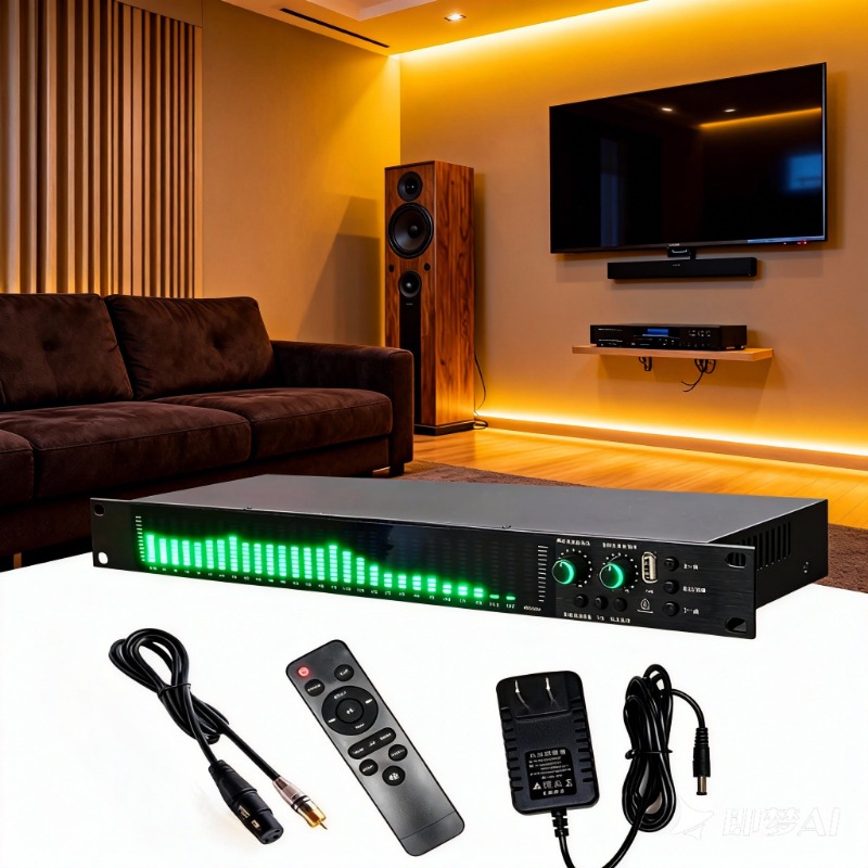 Audio Music Visualizer - New Rack-mounted Digital Spectrum Analyzer Bluetooth