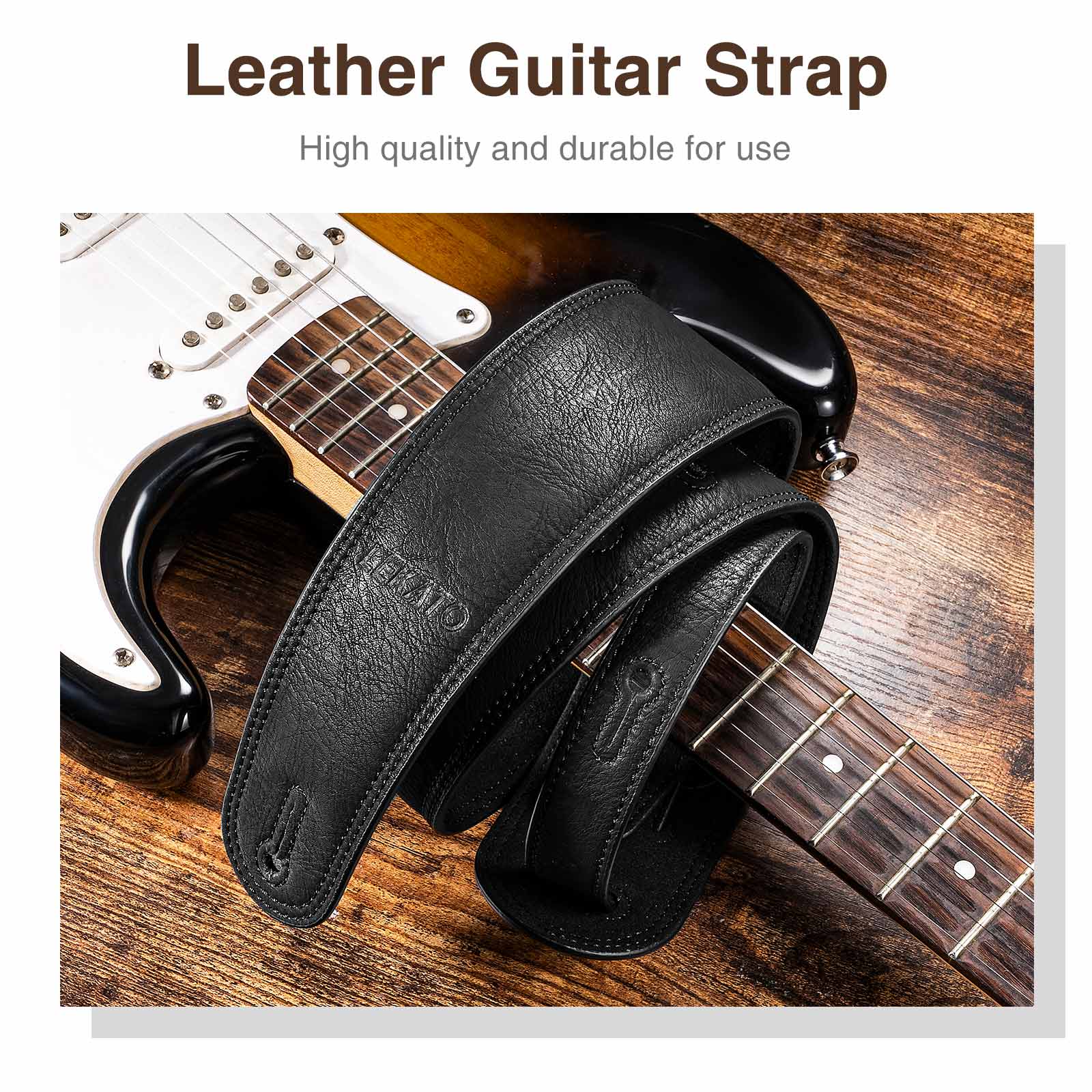 Lekato Artisan Leather Bass St - đánh giá và giá Guitar Strap Padded