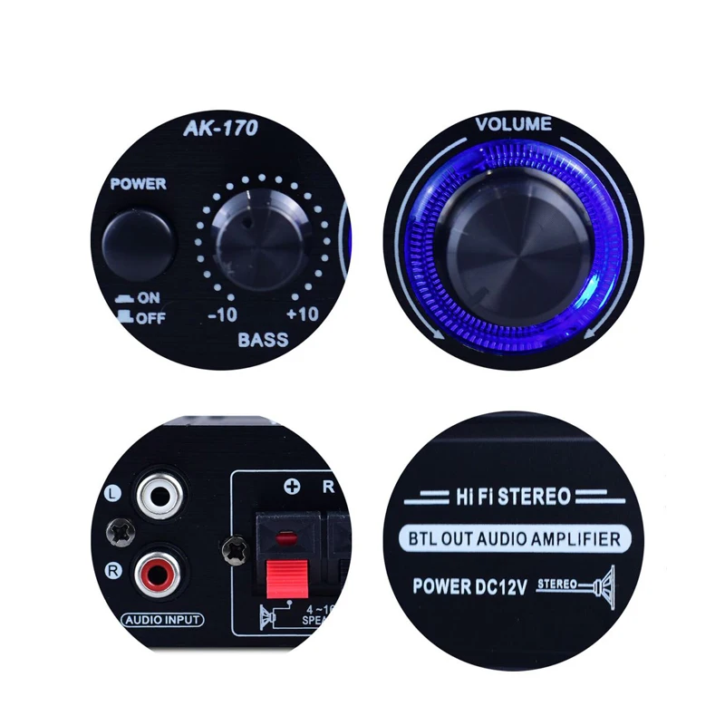 AK170 Mini Digital Power Audio - đánh giá và giá Audio Music Generator