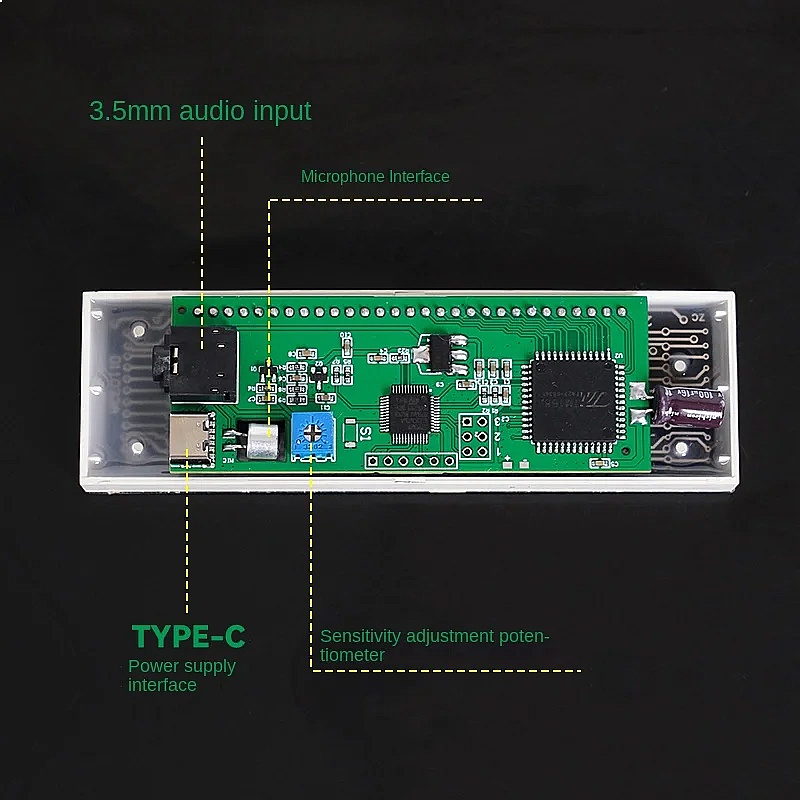 LED Music Spectrum Display Ana - đánh giá và giá Audio Music Visualizer