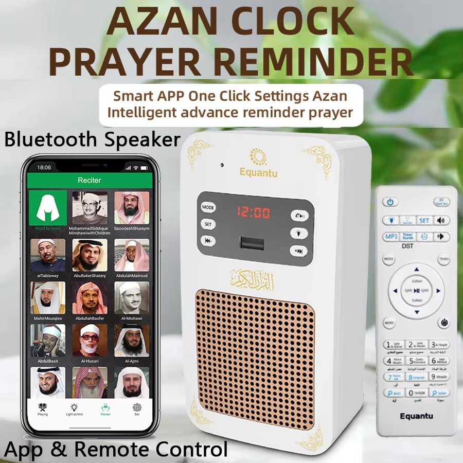 Quran Azan Clock Islam Muslim  - đánh giá và giá Audio Music Islamic