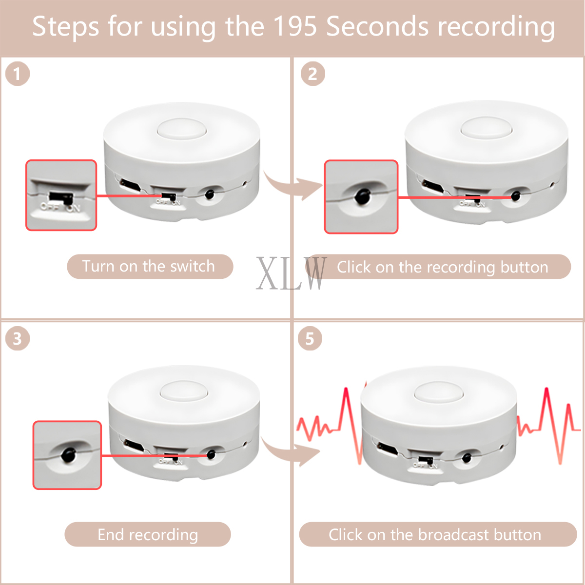 Small Music Box Button Play 19 - đánh giá và giá Audio Music Box