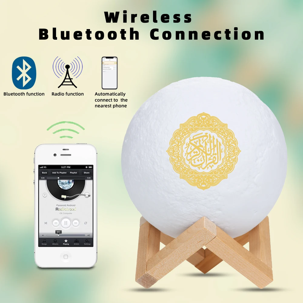 Wireless Bluetooth Speaker Qur - đánh giá và giá Audio Music Islamic