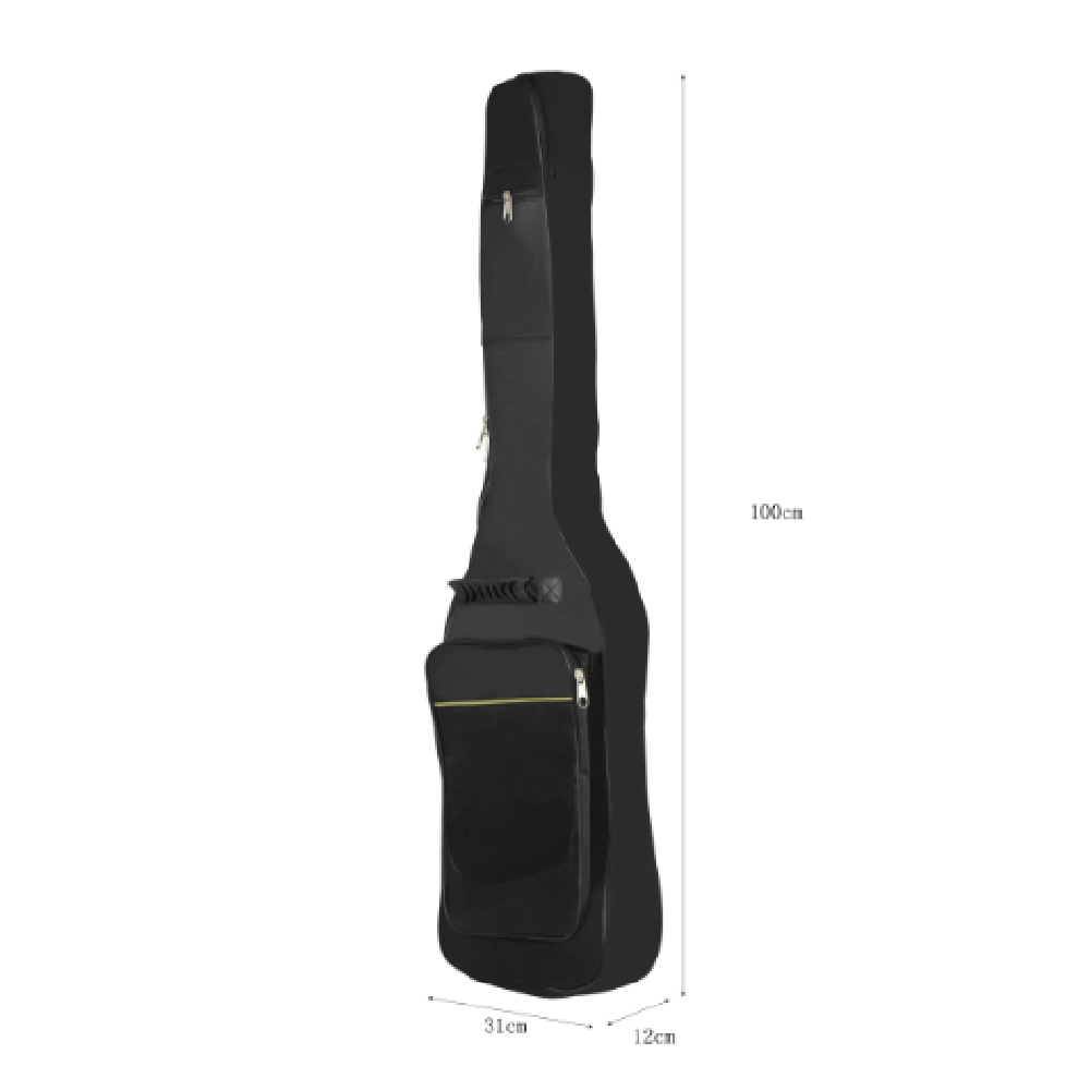 Black Electric Guitar Gig Bag  - đánh giá và giá Guitar Strap Padded