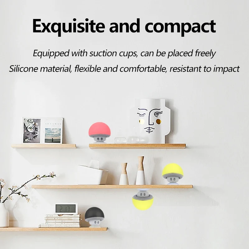Mini Mushroom Bluetooth Speake - đánh giá và giá Audio Music Box