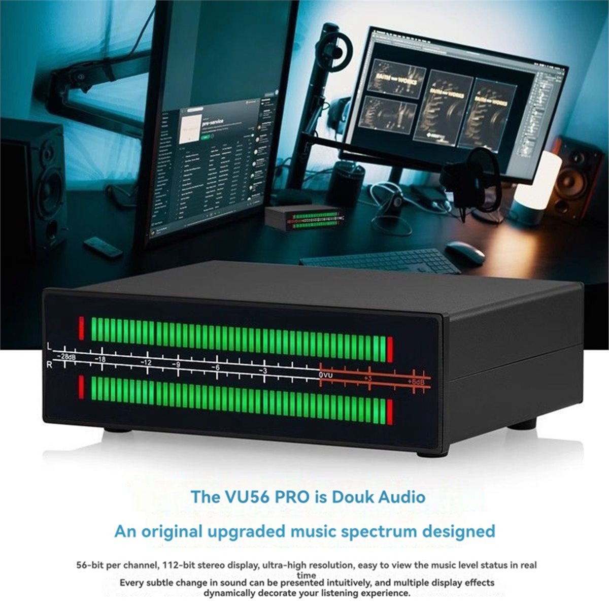 A40I VU56-PRO Dual Channel Mus - đánh giá và giá Audio Music Visualizer