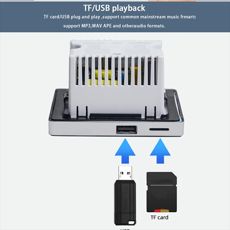 Bluetooth Wall Amplifier Home  - đánh giá và giá Audio Music Generator