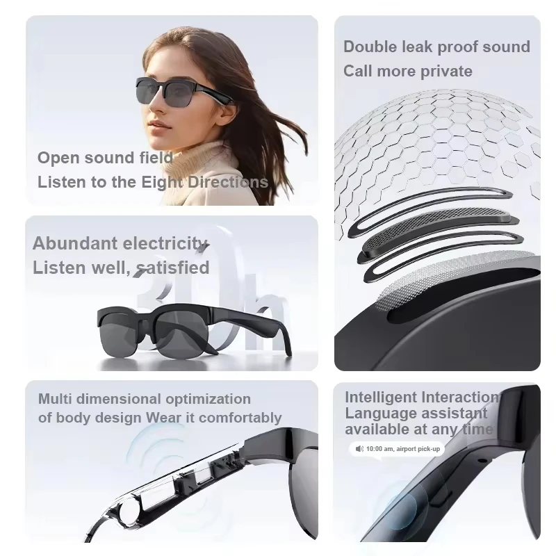 Lenovo AI Smart Glasses 1800W  - đánh giá và giá Audio Music Free