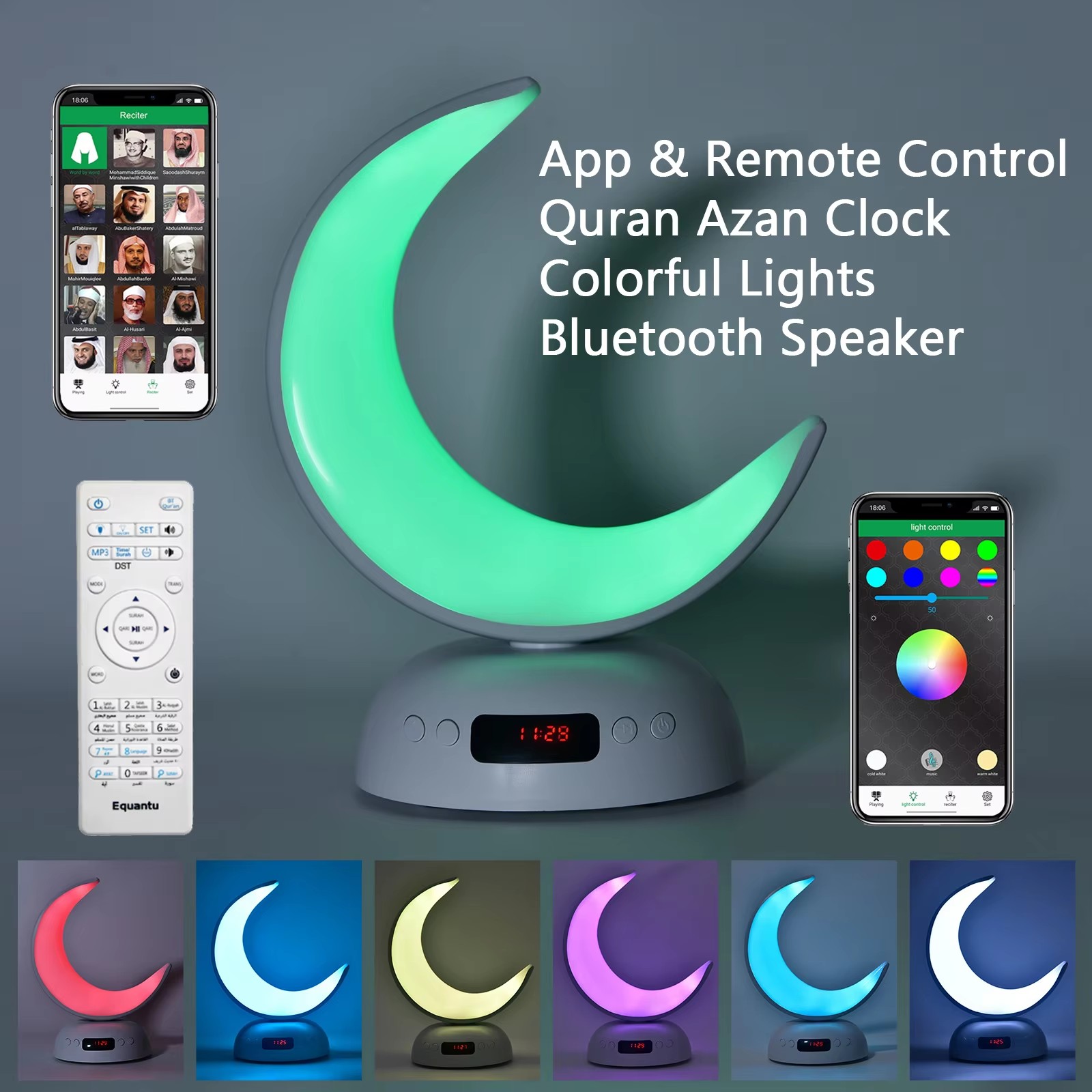 Quran Azan Clock Islam Muslim  - đánh giá và giá Audio Music Islamic