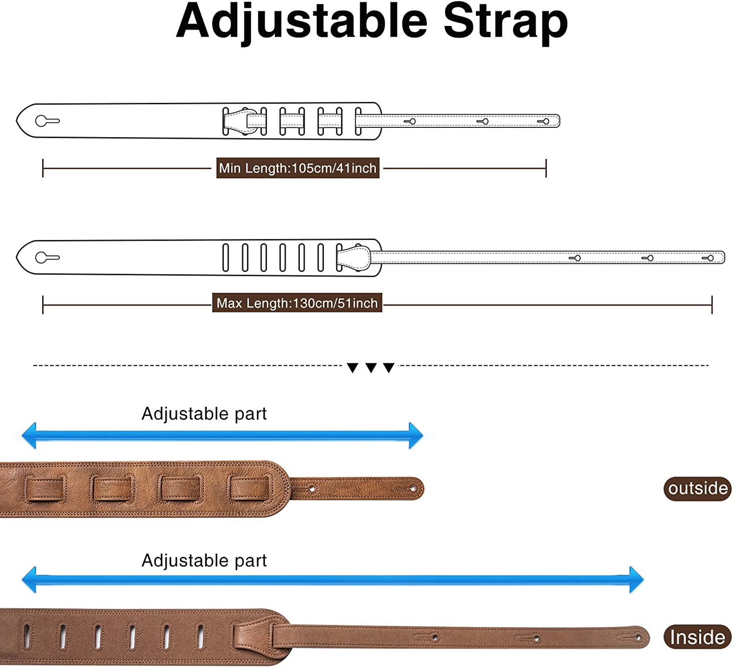 Lekato Bass Dây Đeo Đàn Guitar - đánh giá và giá Guitar Strap Padded
